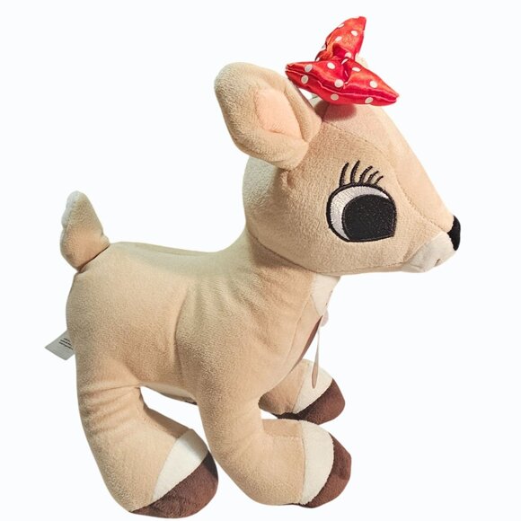 Rudolph The Red Nosed Reindeer & Clarice 10 in Light Up Musical Plush Pair NWT - Picture 4 of 16